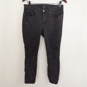 Eileen Fisher Organic Cotton Black Skinny Jeans Size 6